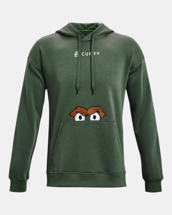 Sudadera con capucha Curry Sesame Street Grouch para hombre, Green, pdpMainDesktop image number 5